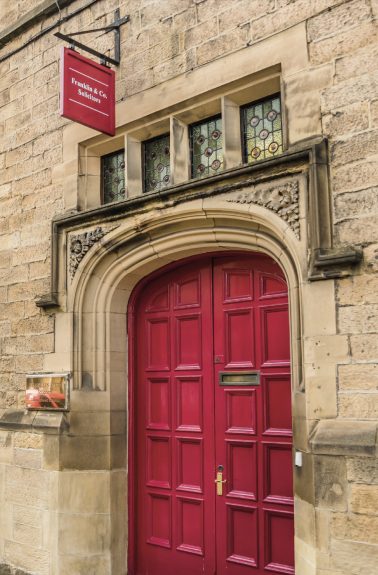 Franklin & Co. Solicitors Bakewell Front Door